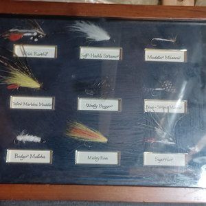Handmade vintage fly fishing lures
